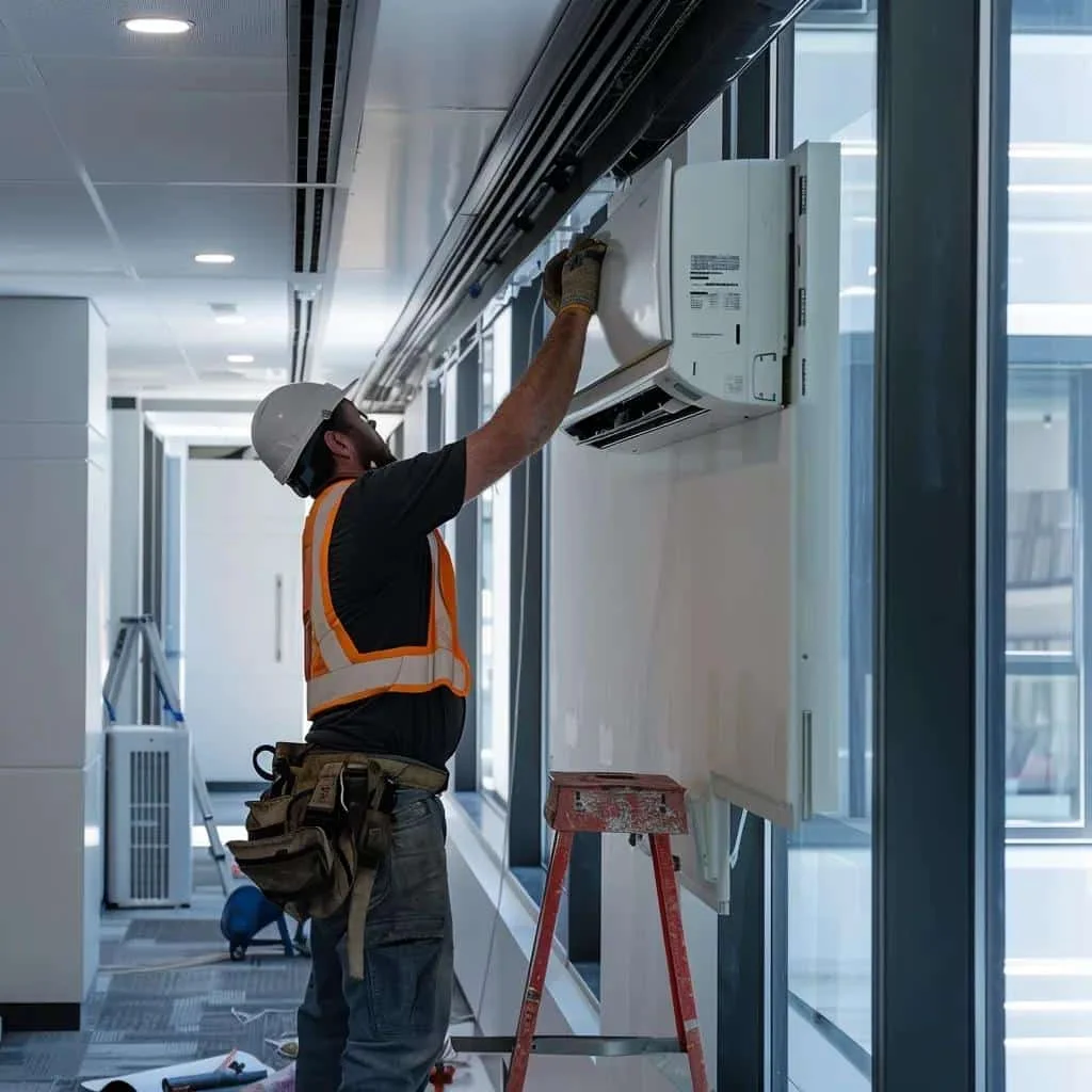 Air conditioning installation in a commercial property in Cornwall